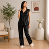 2 Piece Silk Froq Style Night Suit – Soft & Comfortable Summer Wear