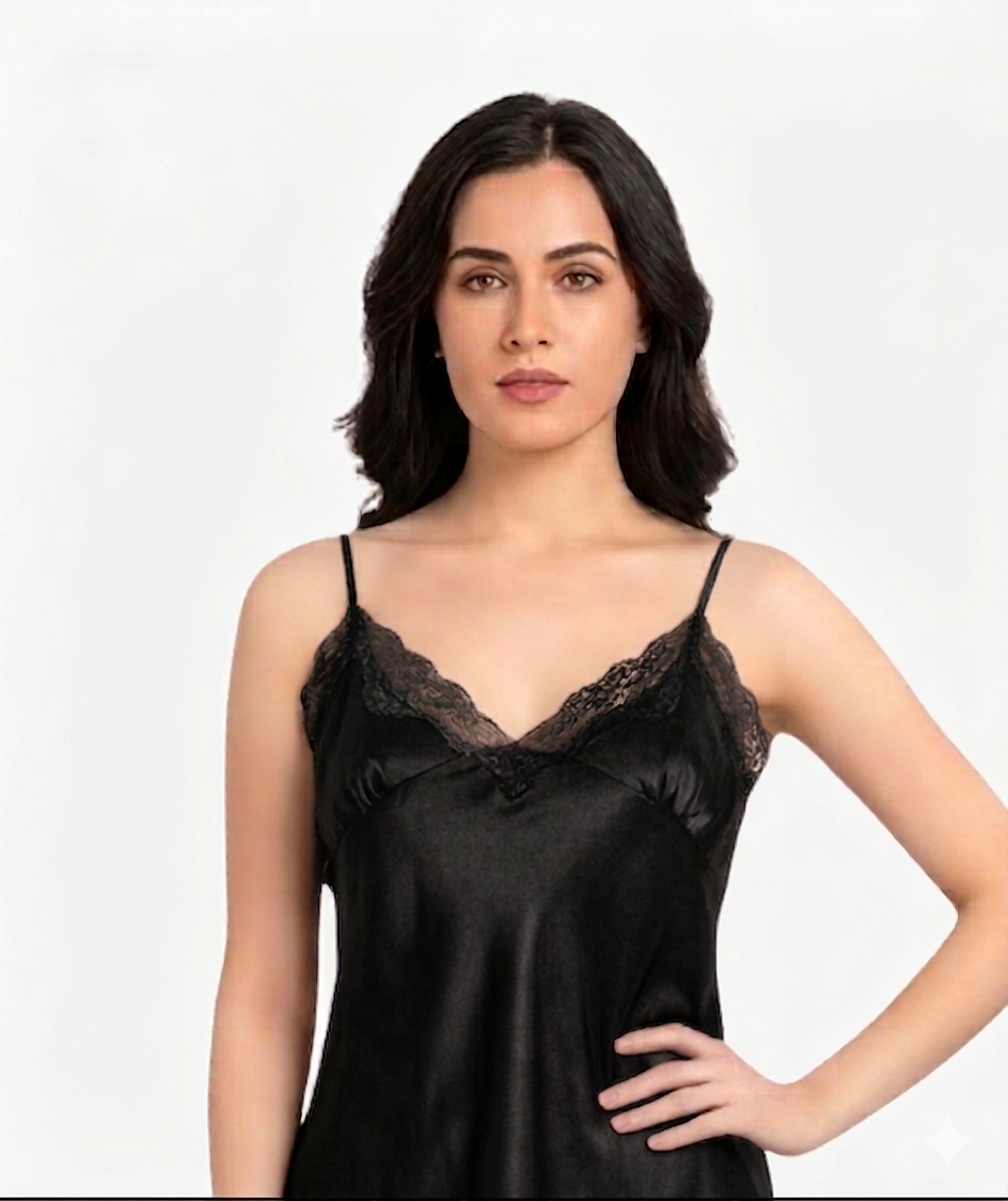 4 Piece Silk Nightwear Set