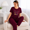 Eye Printed Night Suit