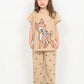 Baby Deer Half Sleeve Kids Suit