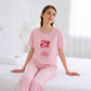 BIg Cat Printed Night Suit