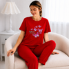 Butter Fly Printed Night Suit