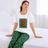 Channel Printed Night Suit