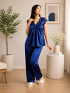 2 Piece Silk Froq Style Night Suit – Soft & Comfortable Summer Wear