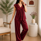 2 Piece Silk Froq Style Night Suit – Soft & Comfortable Summer Wear