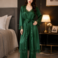 3 Piece Silk Full Style Nightwear Set