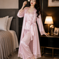 3 Piece Silk Full Style Nightwear Set