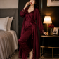 3 Piece Silk Full Style Nightwear Set