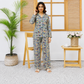 Imported Linen Bubble Grey 2-Piece Linen PJ Sets