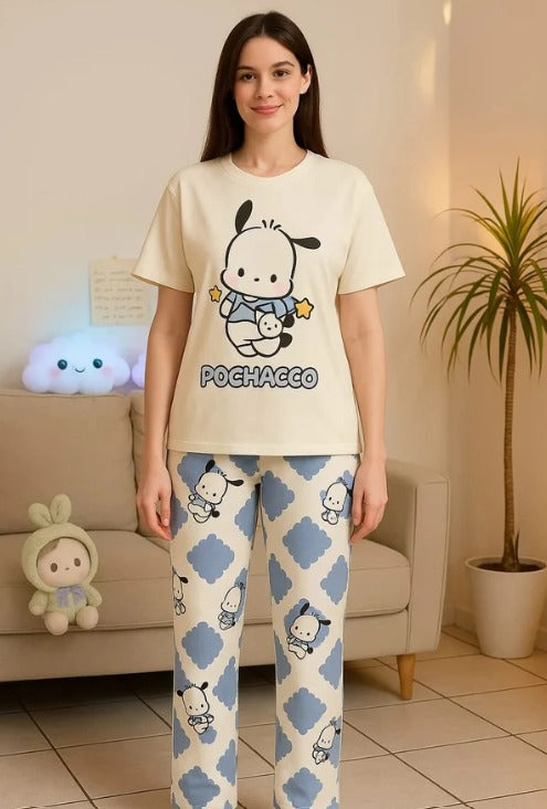 Cute Character Printed Night Suit