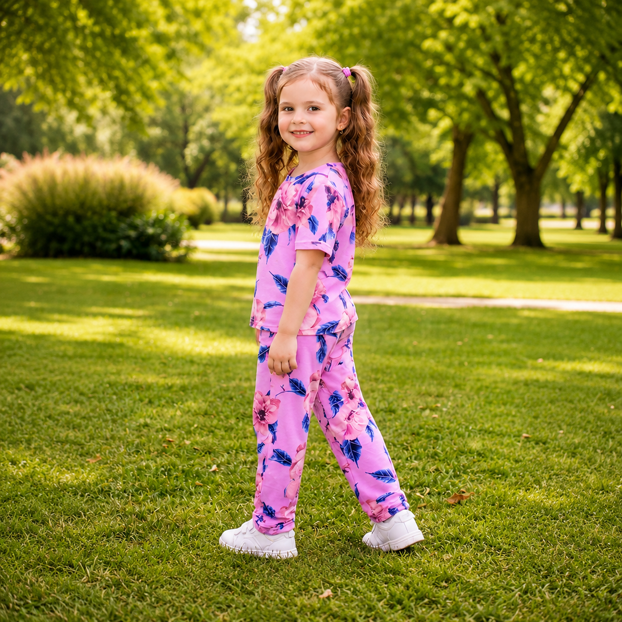 Dem Purple Kids Night Suit