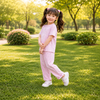 Light Leaf Printed Kids Night Suit