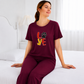 Love Paws Printed Night Suit
