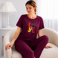 Love Paws Printed Night Suit