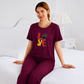 Love Paws Printed Night Suit