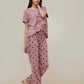 Love Sleep Printed Night Suit