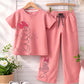 Pink Minnie Mouse Half Sleeve Kids Suit
