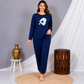 Puzzle Heart Printed Night Suit