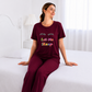Eye Printed Night Suit
