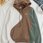 Winter Brown Multi Basic Hoodie